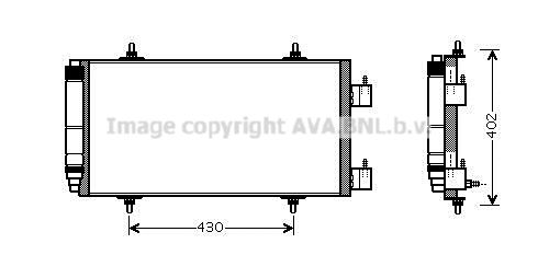 AVA QUALITY COOLING Конденсатор, кондиционер CN5226D